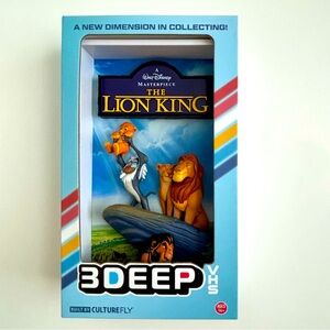 Disney Lion King Culturefly 3Deep VHS Sculpted Relief Collectible Statue